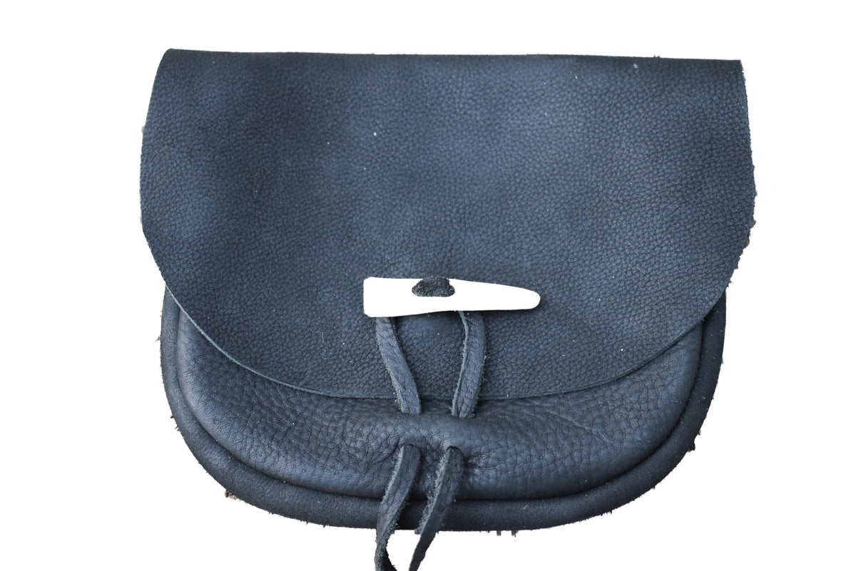 bushcraft leather belt pouch