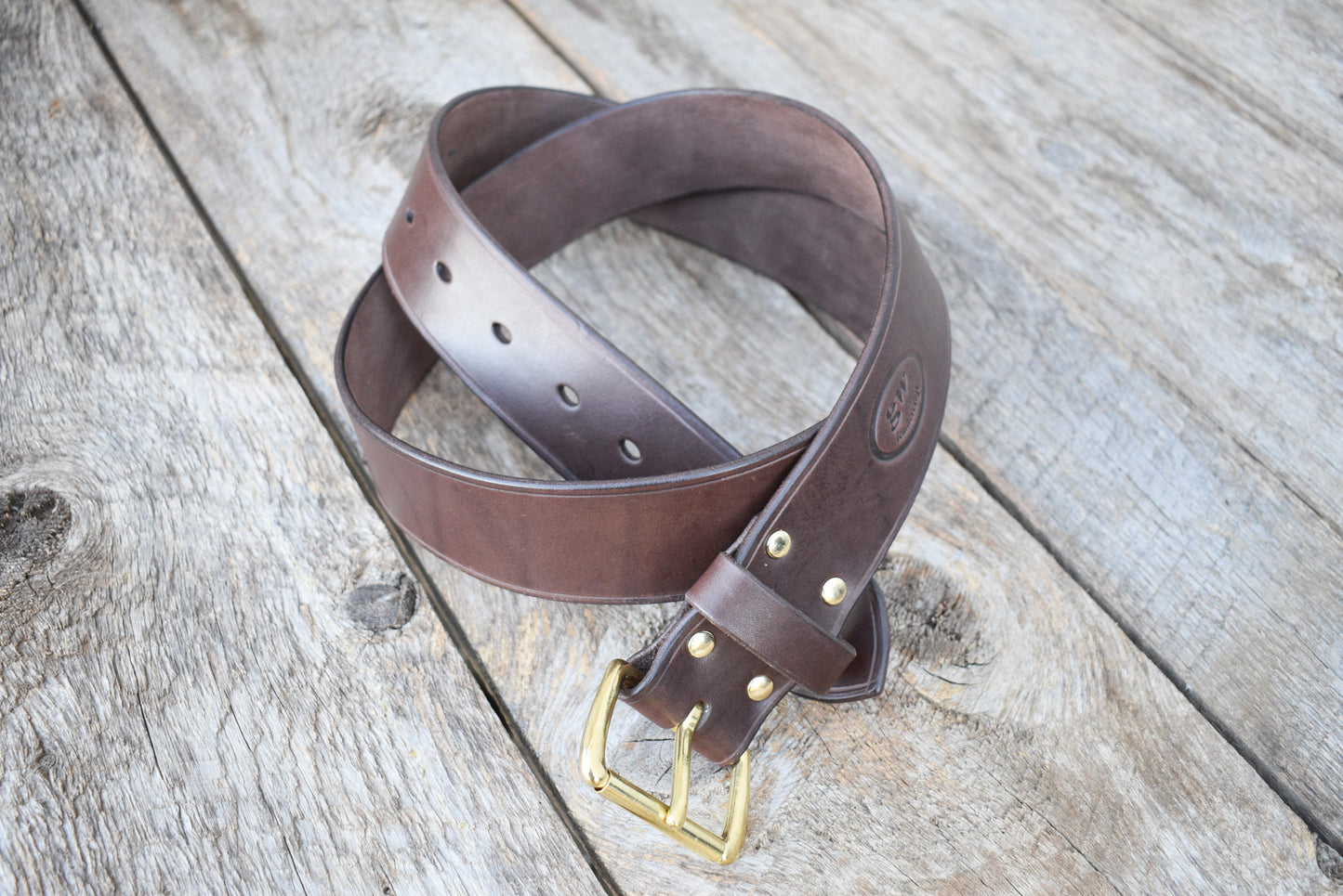 Leather Utility Belt, Bushcraft Gear Belt, Archery Belt, 2 inch wide Leather Belt