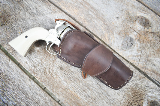 The Poison Creek Plunderer Leather Holster, Western holster, fast draw holster
