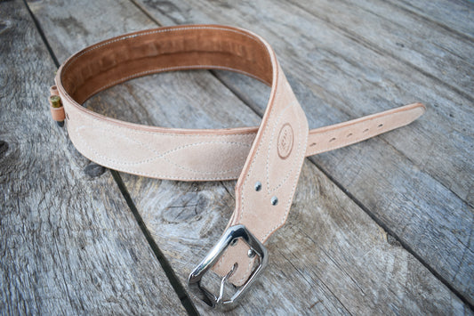 The Masstown Drifter Leather Cartridge Belt, Western Cartridge Belt, lined