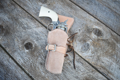 The Masstown Drifter Leather Cartridge Belt, Western Cartridge Belt, with Double Fast Draw holsters