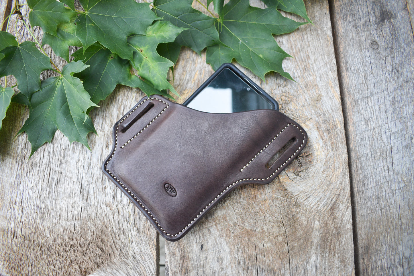 Leather Cell Phone Holster, iPhone Holster, Samsung Holster, Motorola Holster