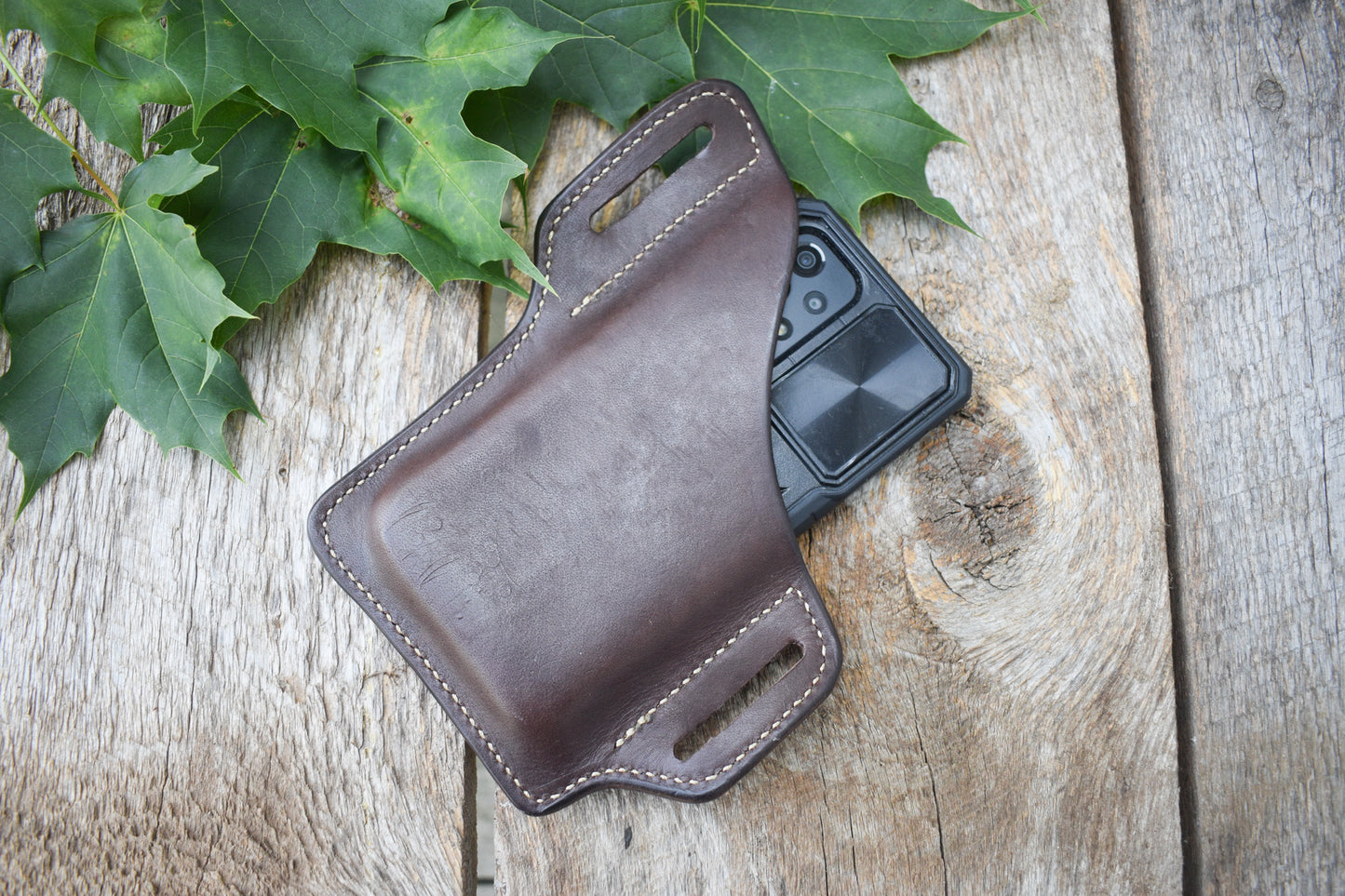 Leather Cell Phone Holster, iPhone Holster, Samsung Holster, Motorola Holster