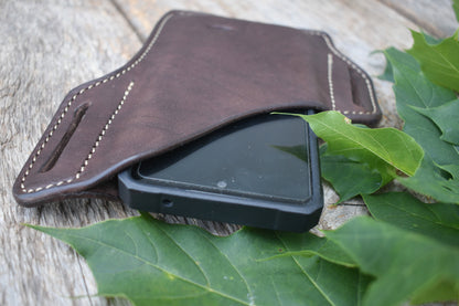 Leather Cell Phone Holster, iPhone Holster, Samsung Holster, Motorola Holster