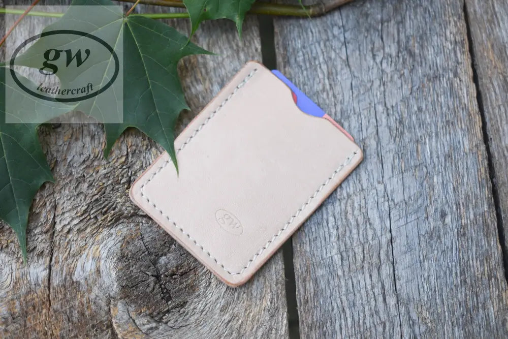 Leather Card Holder Cardslip Wallet Minimalist Wallet