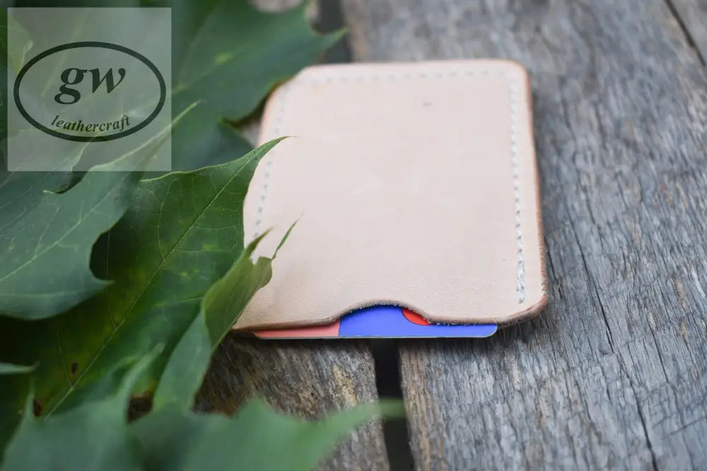 Leather Card Holder Cardslip Wallet Minimalist Wallet