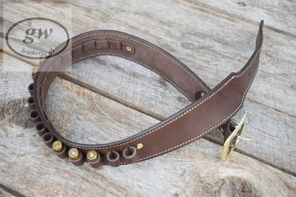 The Poison Creek Plunderer Leather Cartridge Belt Western