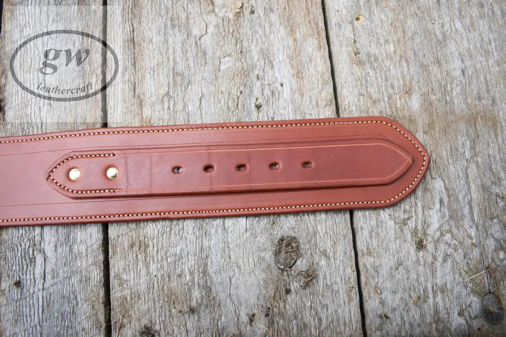 The Thamesville Marauder Leather Cartridge Belt Western Lined