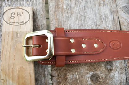 The Thamesville Marauder Leather Cartridge Belt Western Lined