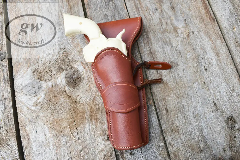 The Thamesville Marauder Pattern Leather Holster Western Holster Fast Draw Lined