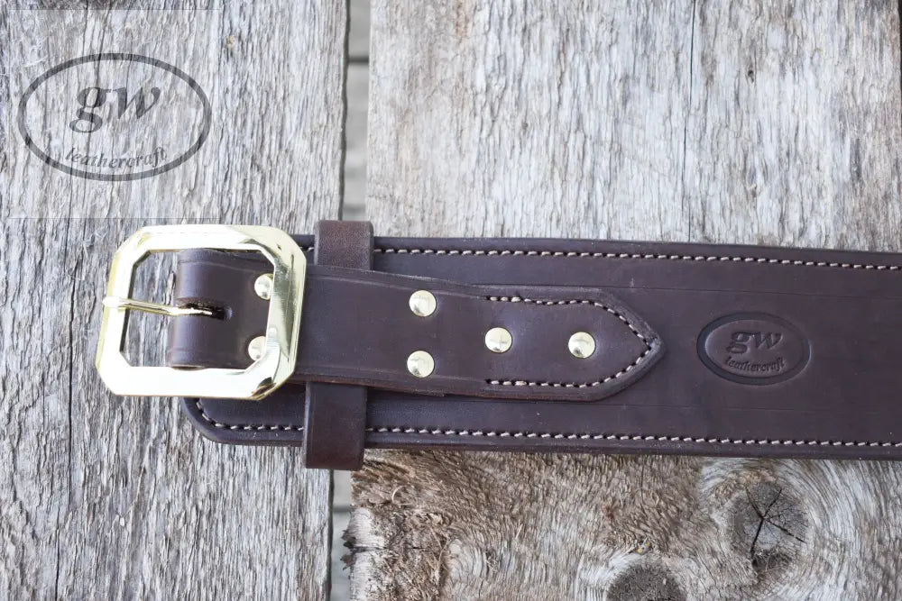 The Thamesville Marauder Shotgun Belt Leather Cartridge Shell Lined