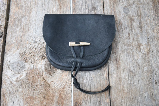 Leather BELT Pouch, bushcraft pouch, EDC pouch, waist bag, belt bag or hip bag