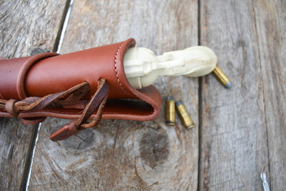 The Duke Leather Holster, Western holster, fast draw holster, lined