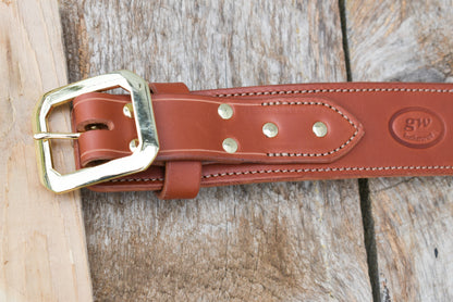 The Favourite Leather Holster Belt, Western Style Belt for holster, lined